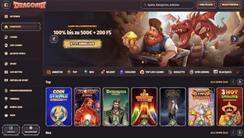 Best dragonia casino official site in Germany